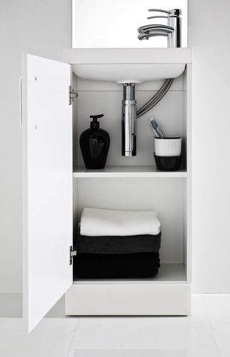 Oryginalna aranżacja małej przestrzeni w łazience - nowoczesne rozwiązania